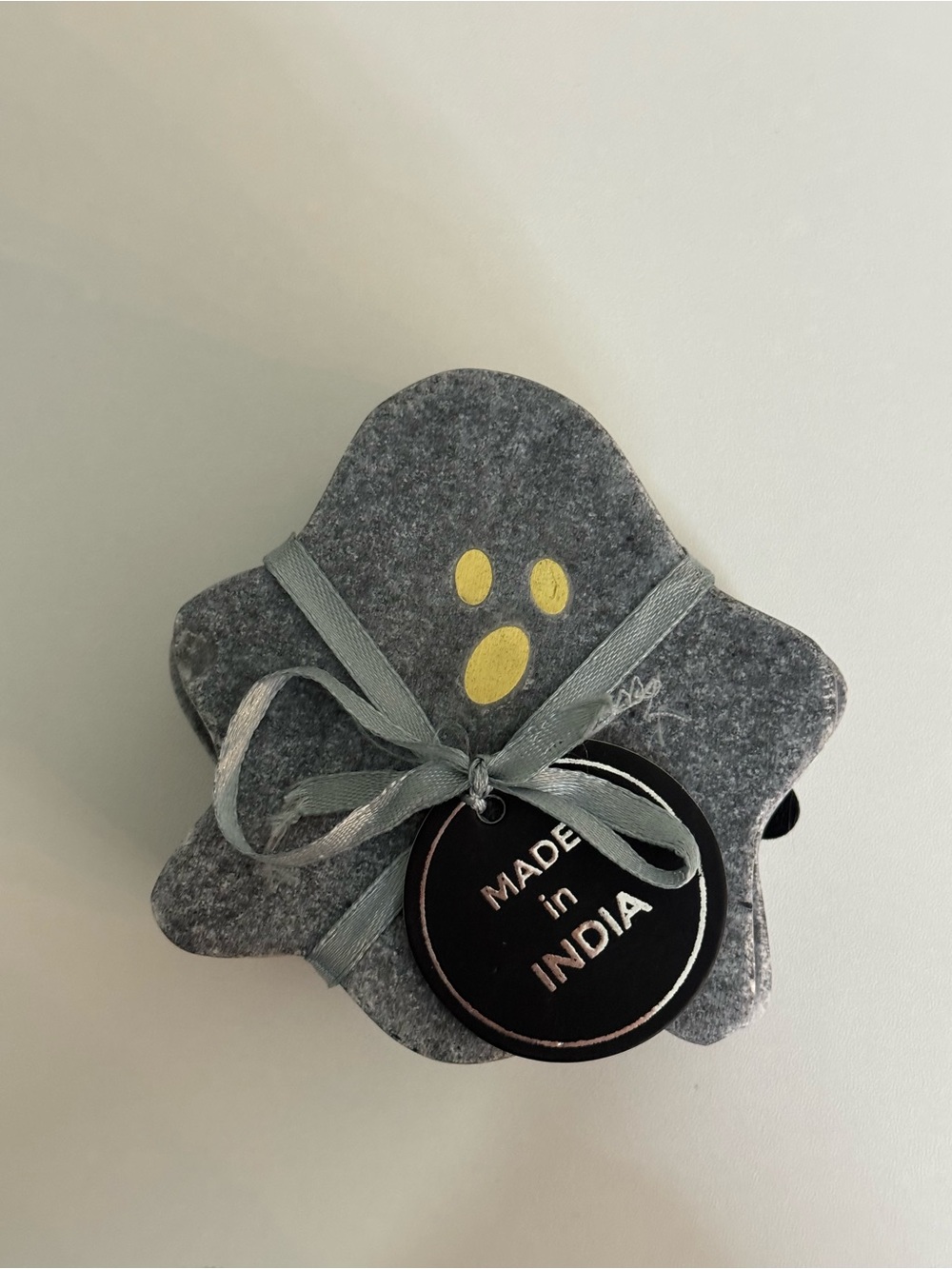 Ghost Shaped Marble Coasters - Made in India
